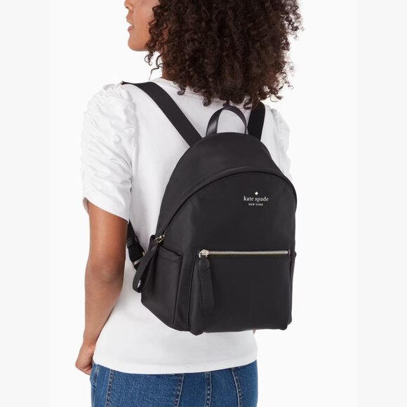 kate spade Black Chelsea Nylon Medium Backpack - Picture 3 of 3